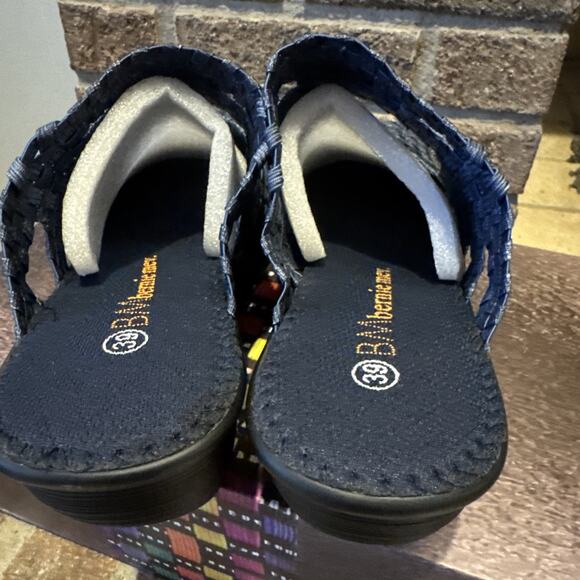 Bernie Mev Lauren Jeans Color Blue Wedge US 8 39 New In Box - Picture 10 of 12